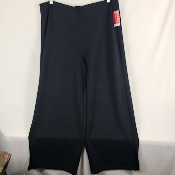 SPANX Pants - NEW SPANX Air Essentials Women’s Pants Front Slit High Rise Soft Black Sz 3X
